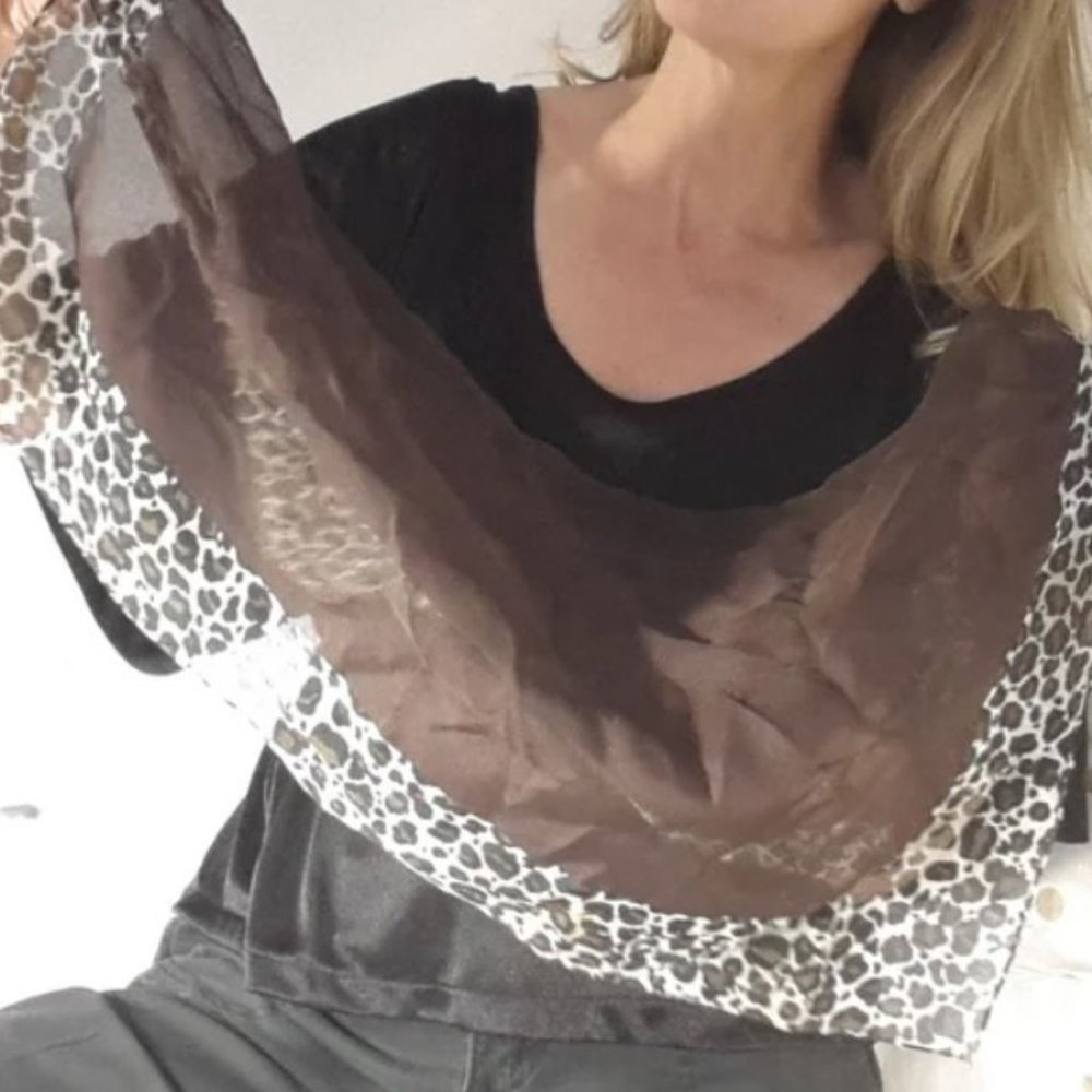 Leopard Neck Tie‎ Scarf SUPER CUTE!!